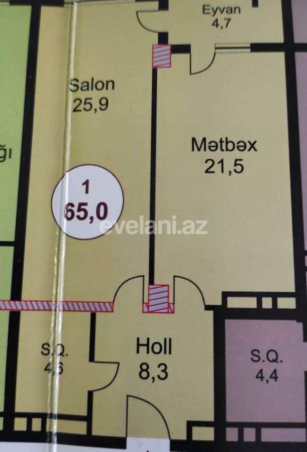 Продаётся, новостройка, 1-комнаты, 65 m², Баку, Насиминский r, 28 мая m.