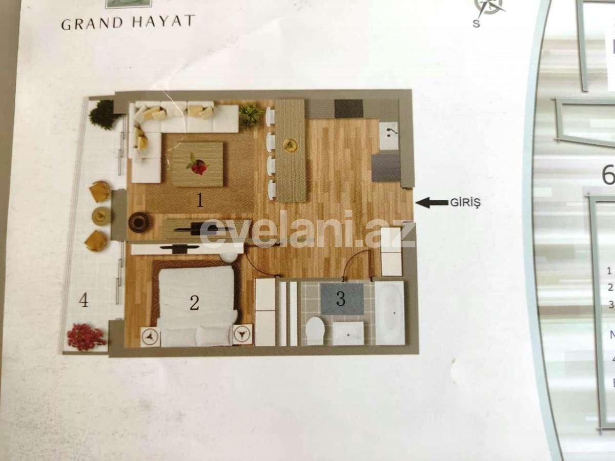 Sale, new building, 3 room, 64 m², Baku, Yasamal r, Nizami m.