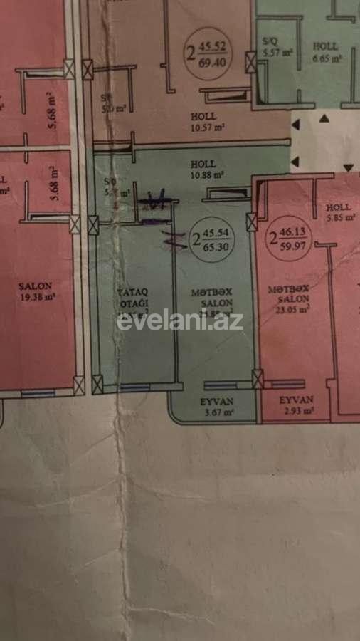 Satılır, yeni tikili, 2 otaqlı, 65 m², Bakı, Abşeron r, Saray q.