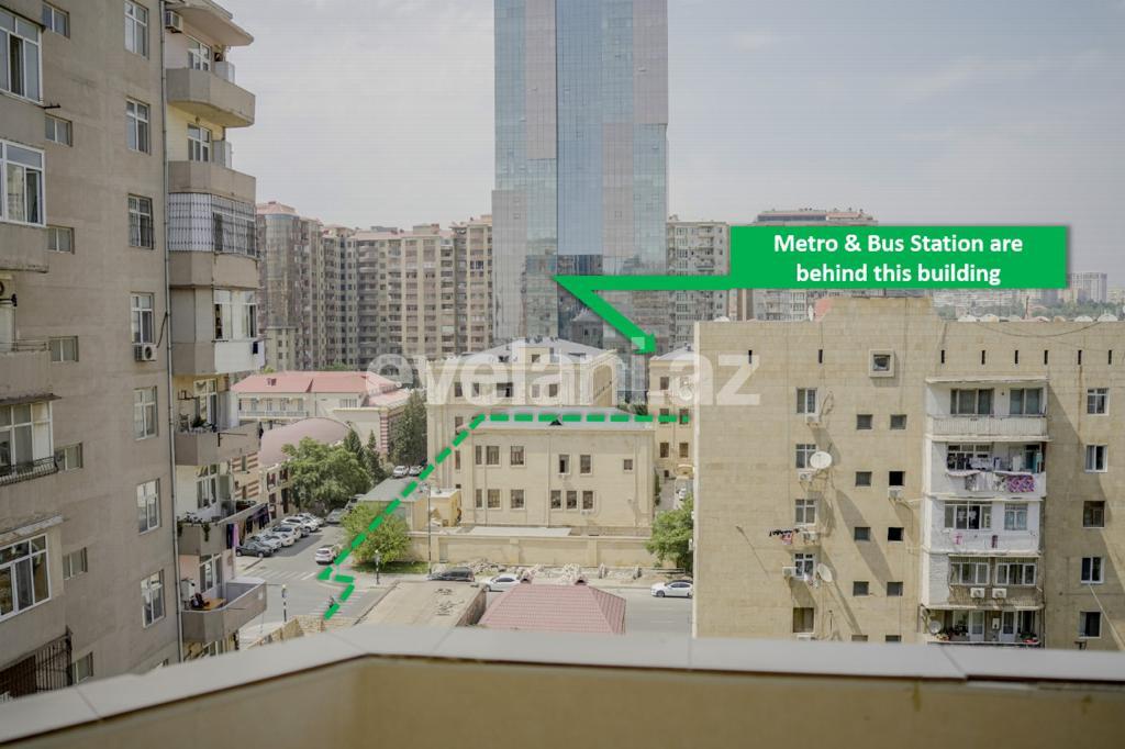 Сдаётся, вторичка, 3-комнаты, 120 m², Баку, Хатаинский r, Шах Исмаил Хатаи m.