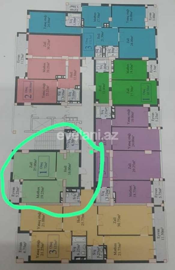 Satılır, yeni tikili, 1 otaqlı, 71.99 m², Bakı, Nərimanov r, Nəriman Nərimanov m.