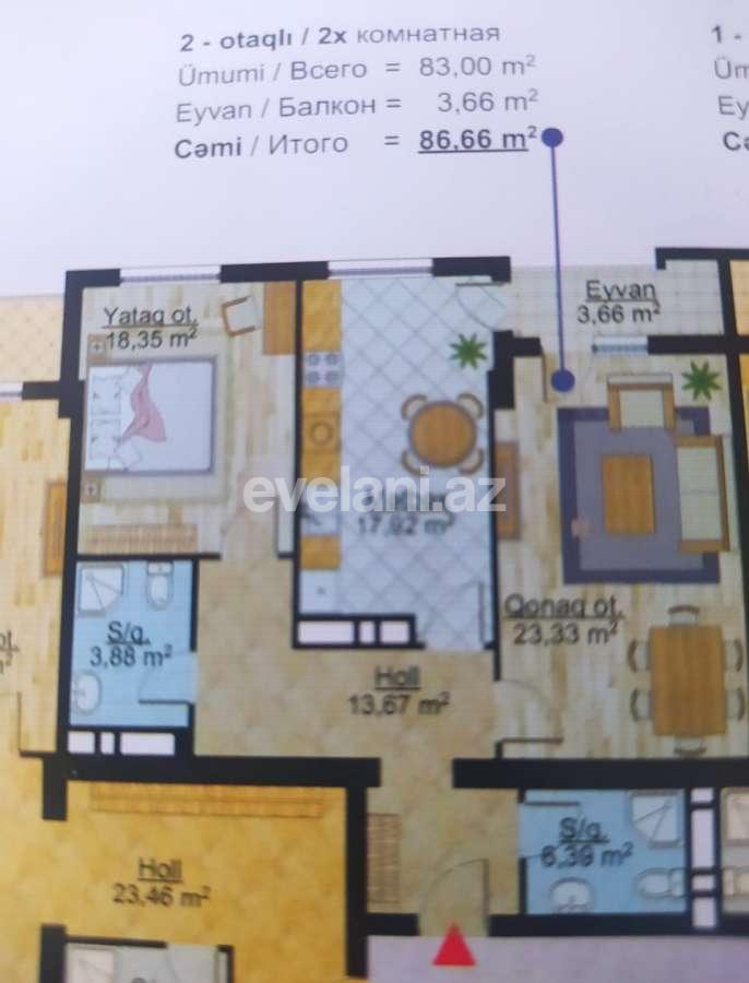 Satılır, yeni tikili, 2 otaqlı, 87 m², Bakı, Nəsimi r, 28 may m.