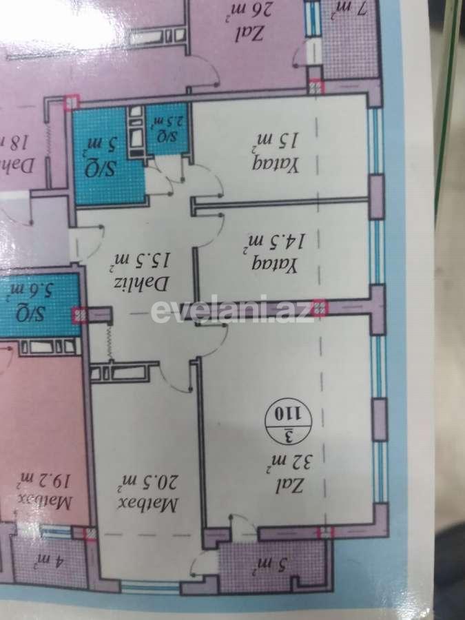 Продаётся, новостройка, 3-комнаты, 110 m², Баку, Хатаинский r, Ази Асланов m.