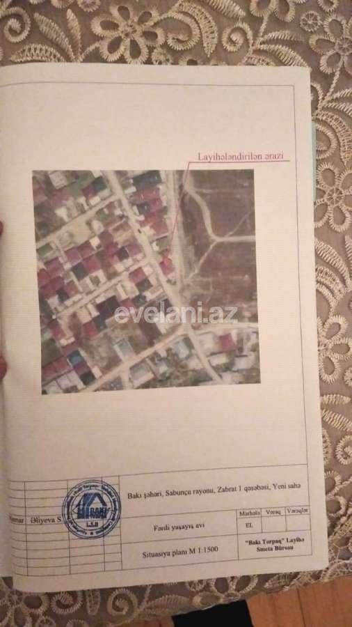 Satılır, həyət evi / bağ, 3 otaqlı, 90 m², Bakı, Sabunçu r, Zabrat q.