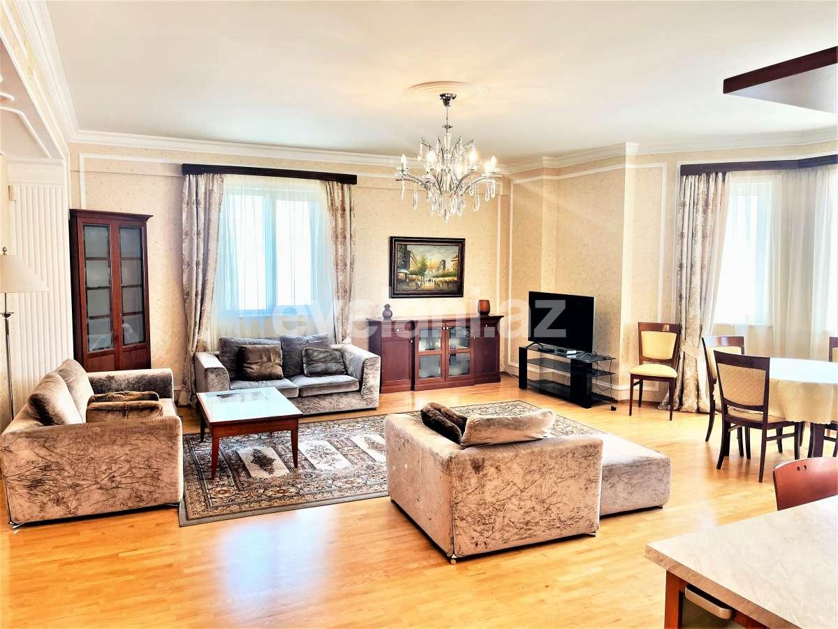 Kirayə verilir, yeni tikili, 4 otaqlı, 209.96 m², Bakı, Nəsimi r, Sahil m.