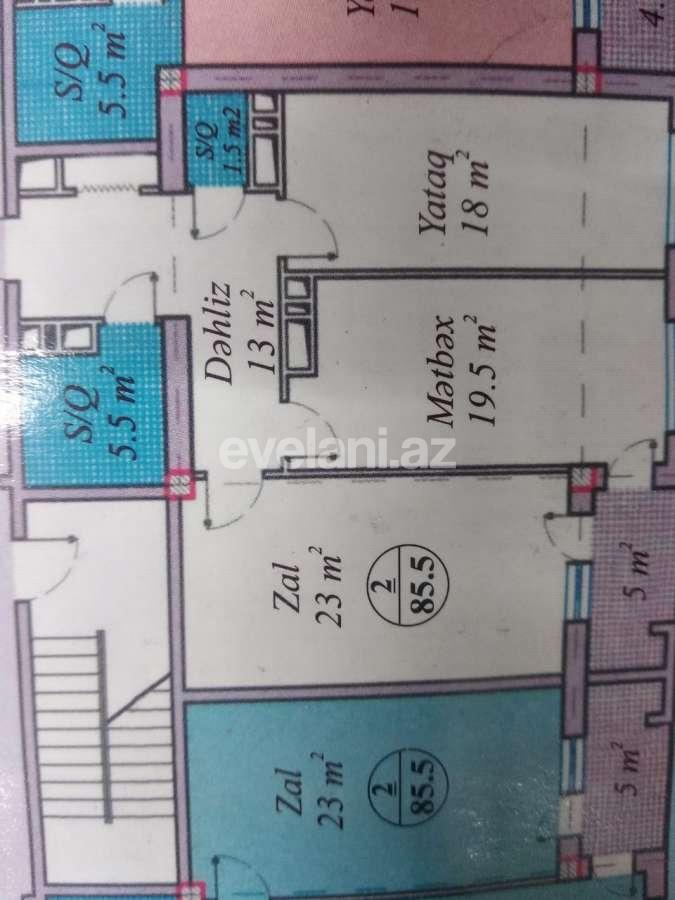 Sale, new building, 2 room, 87 m², Baku, Khatai r, Hazi Aslanov m.