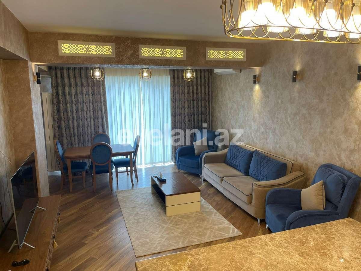 Rent, new building, 3 room, 101 m², Baku, Khatai r, Shah Ismail Khatai m.