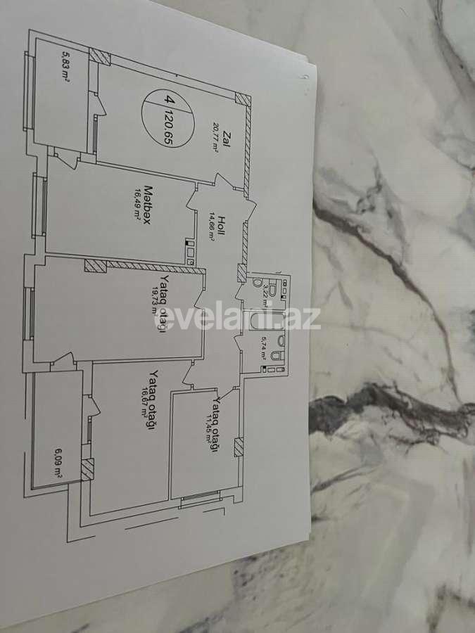 Sale, new building, 4 room, 121 m², Baku, Nizami r, Gara Garayev m.