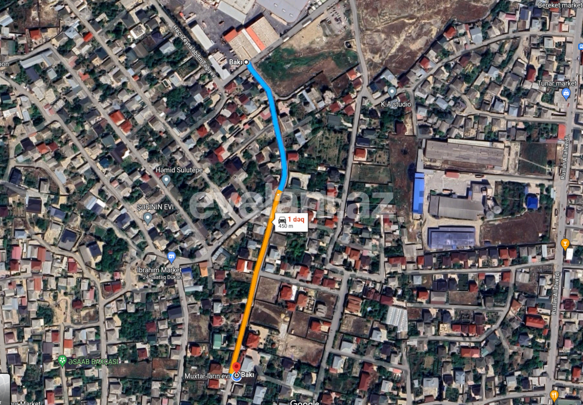 Satılır, torpaq, 6 sot, Bakı, Binəqədi r, Sulutəpə q, Xocasən m.