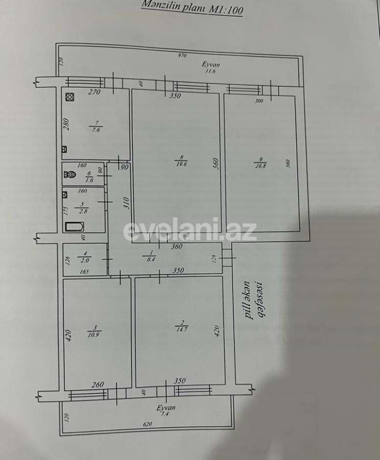 Sale, old building, 3 room, 105 m², Baku, Narimanov r, Nariman Narimanov m.