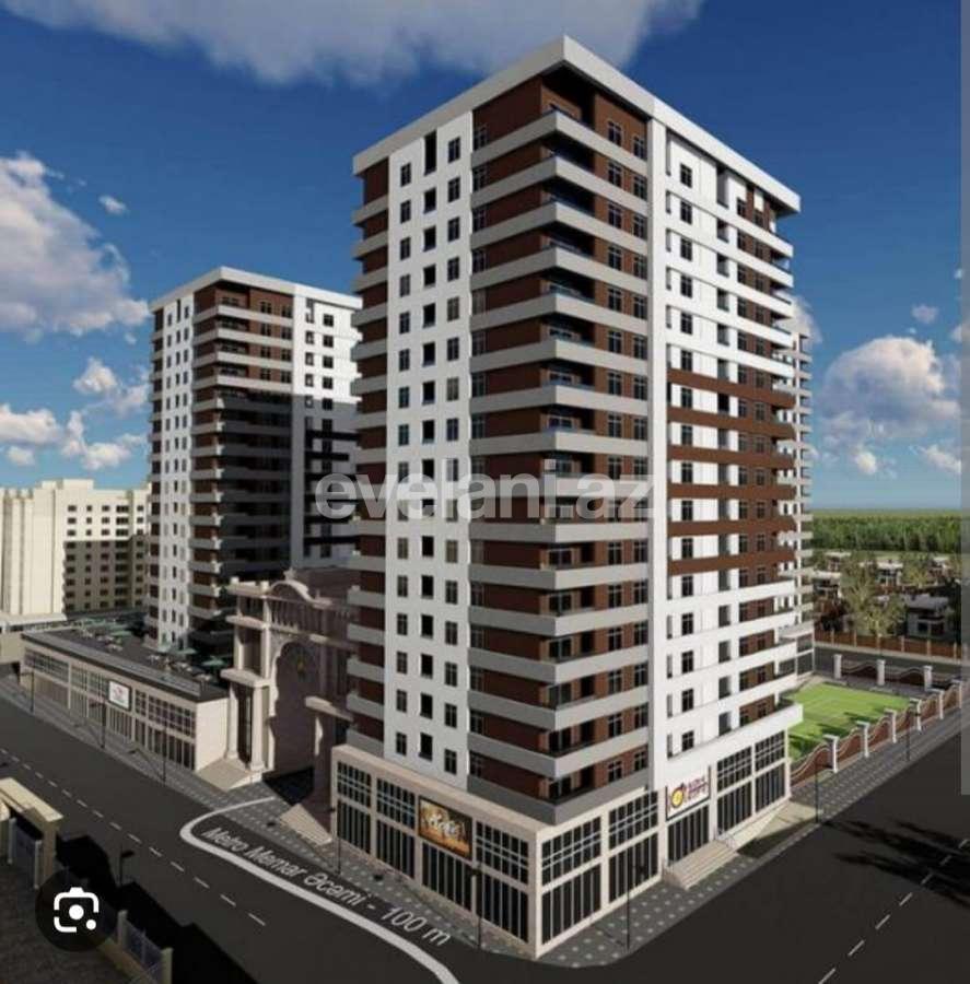 Satılır, yeni tikili, 3 otaqlı, 60 m², Bakı, Nəsimi r, 5-ci mikrorayon q, Memar Əcəmi m.