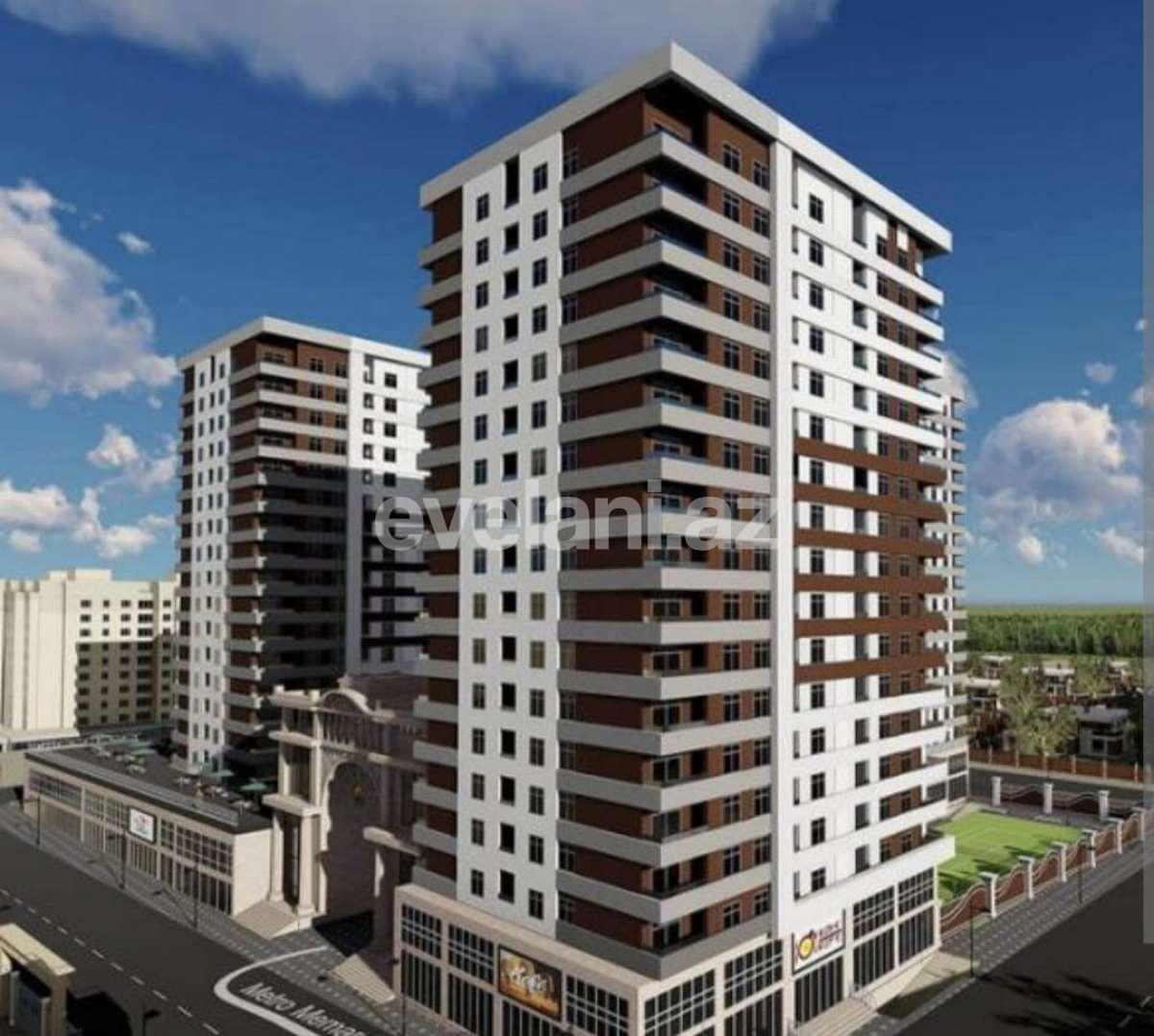 Sale, new building, 3 room, 68 m², Baku, Nasimi r.