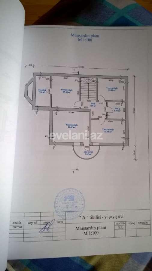 Satılır, həyət evi / bağ, 7 otaqlı, 240 m², Bakı, Xəzər r, Mərdəkan q.