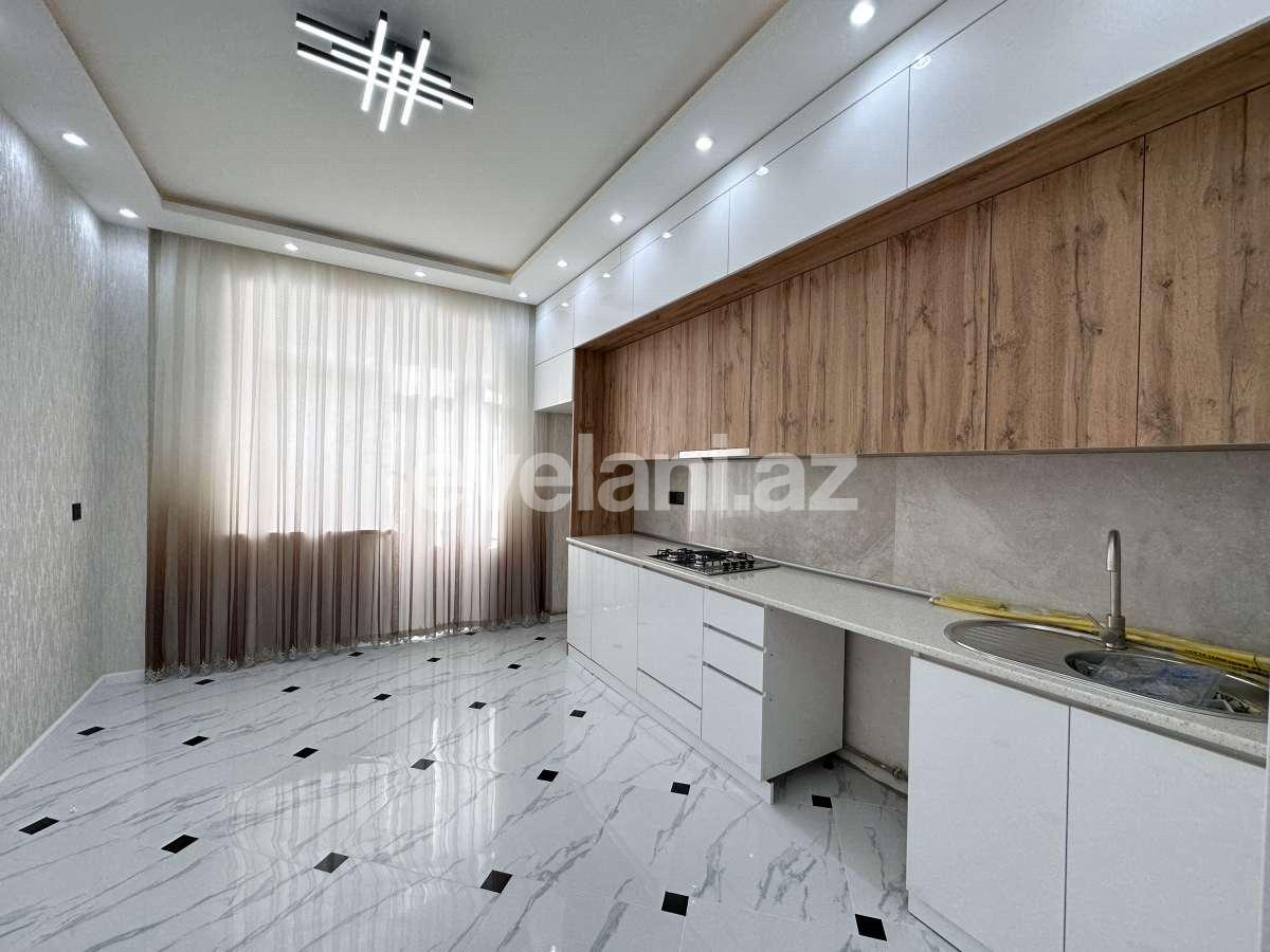 Sale, new building, 3 room, 124 m², Baku, Nizami r, 8-th kilometer d, Khalglar Doslugu m.