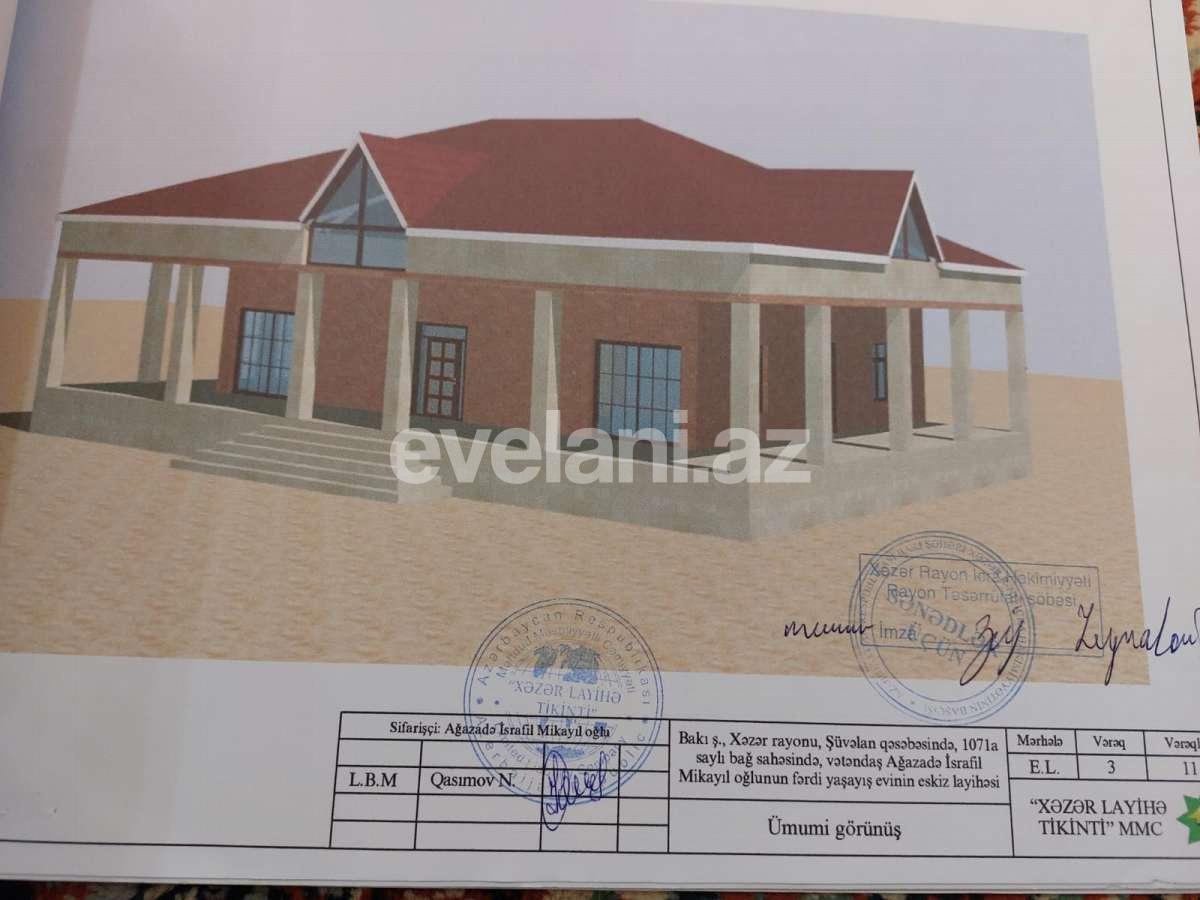 Satılır, həyət evi / bağ, 4 otaqlı, 285 m², Bakı, Xəzər r, Şüvəlan q.