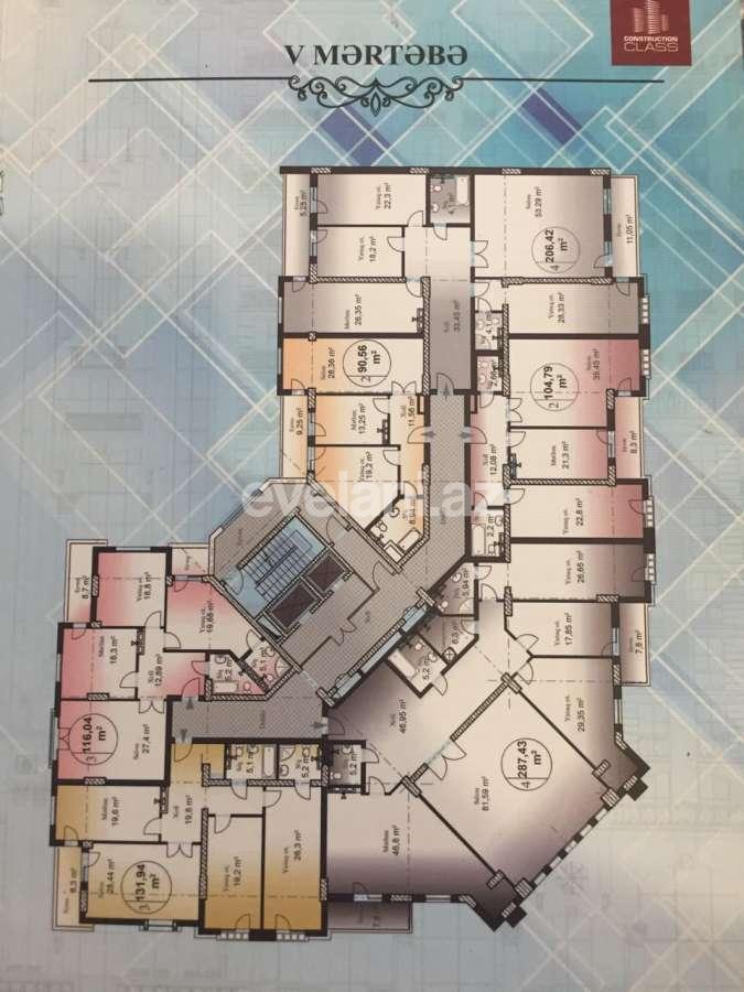 Satılır, yeni tikili, 4 otaqlı, 279 m², Bakı, Nəsimi r, Gənclik m.