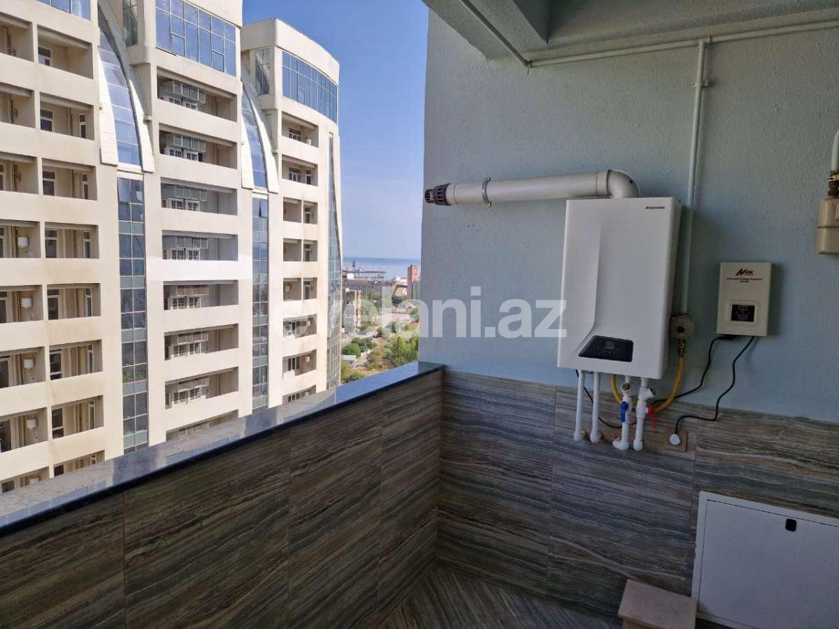 Rent, new building, 3 room, 76 m², Baku, Khatai r, White city d.