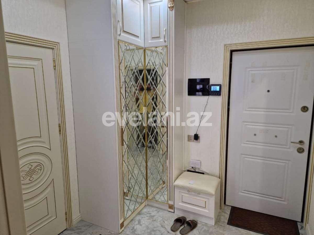 Rent, new building, 3 room, 76 m², Baku, Khatai r, White city d.