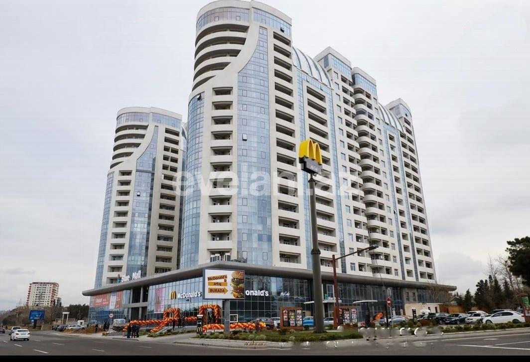 Rent, new building, 3 room, 76 m², Baku, Khatai r, White city d.