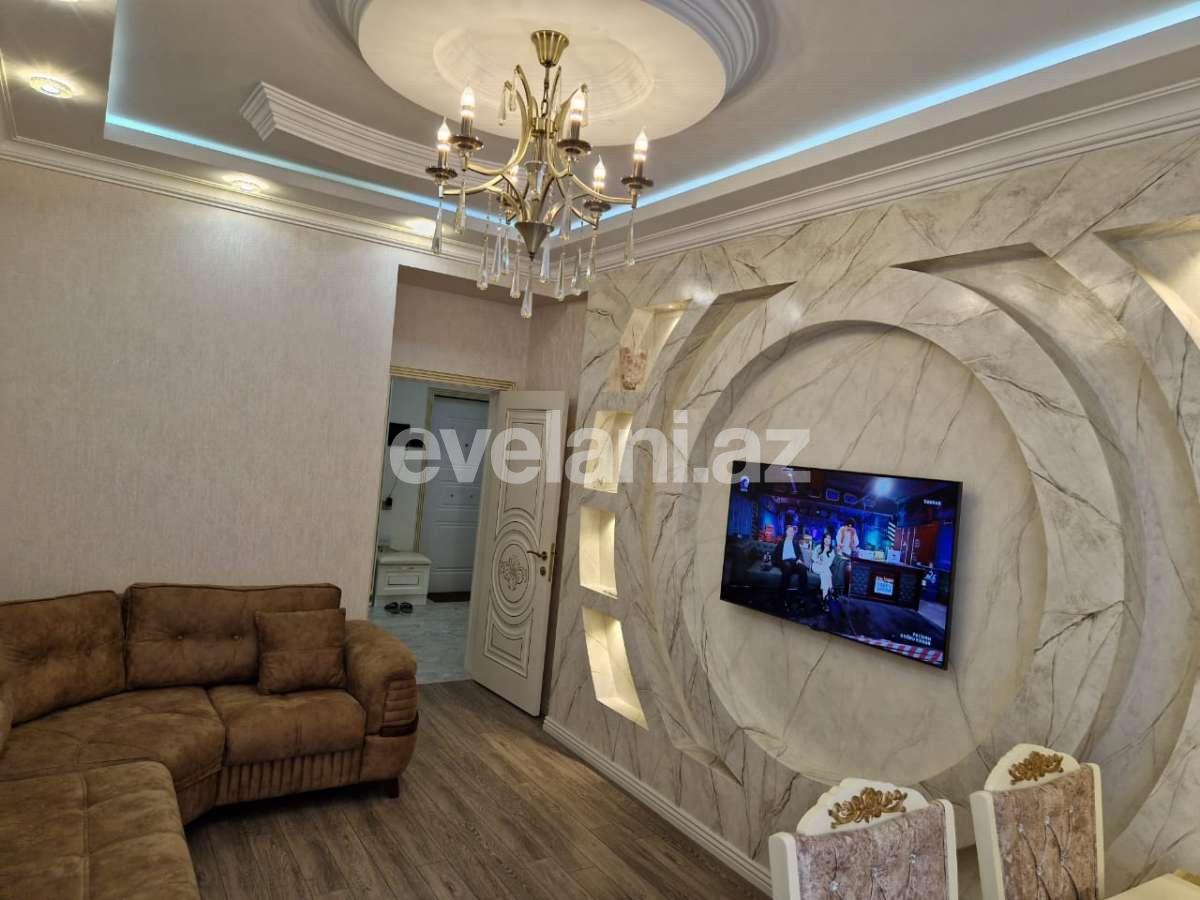 Rent, new building, 3 room, 76 m², Baku, Khatai r, White city d.
