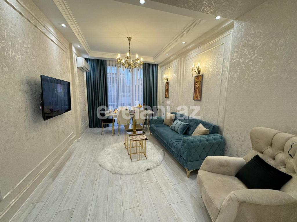 Rent, new building, 2 room, 61 m², Baku, Narimanov r.