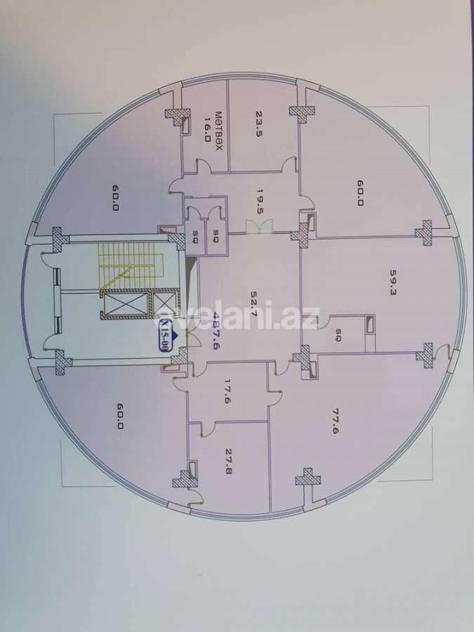Satılır, ofis, 7 otaqlı, 487 m², Bakı, Nəsimi r, 28 may m.