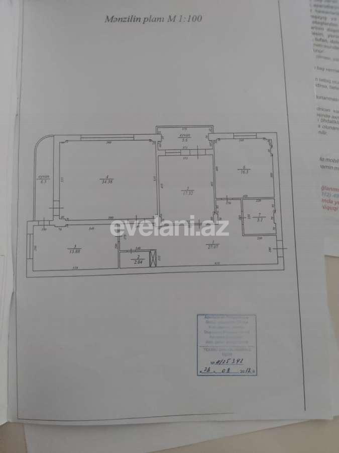 Продаётся, новостройка, 3-комнаты, 124 m², Баку, Хатаинский r, Ази Асланов m.