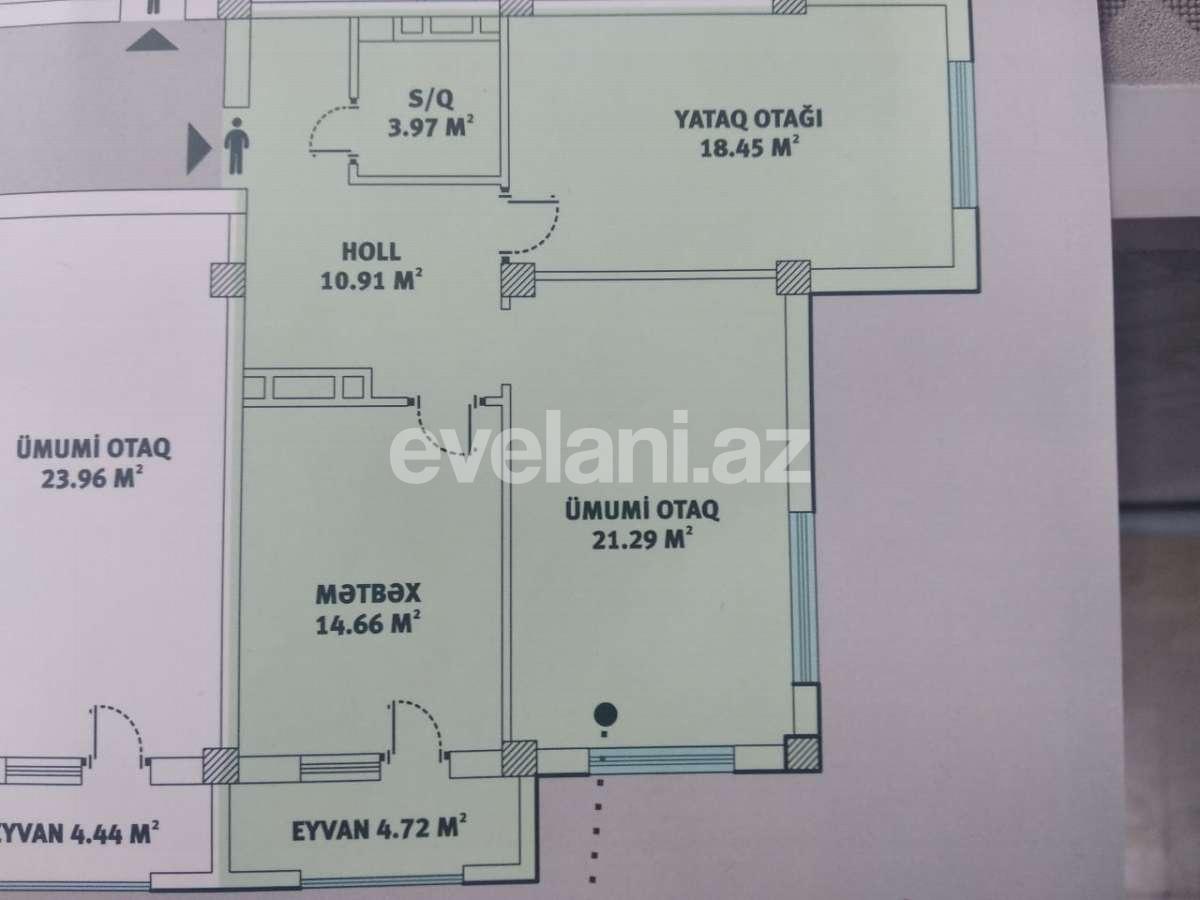 Satılır, yeni tikili, 2 otaqlı, 74 m², Bakı, Xətai r, Həzi Aslanov m.