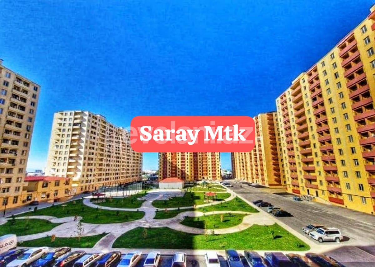 Sale, new building, 2 room, 58 m², Baku, Absheron r, Saray d.