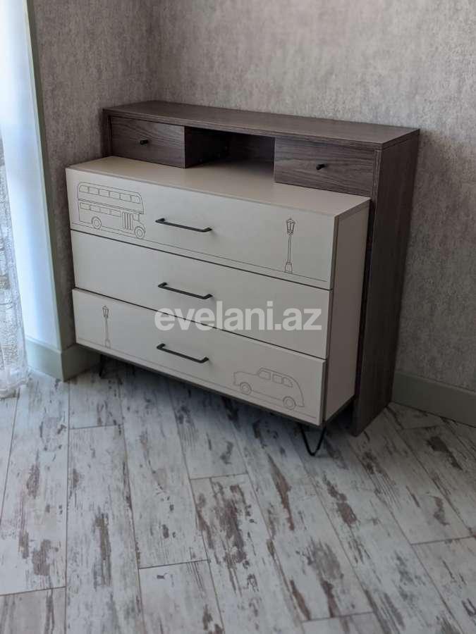 Rent, new building, 3 room, 87 m², Baku, Khatai r, Shah Ismail Khatai m.