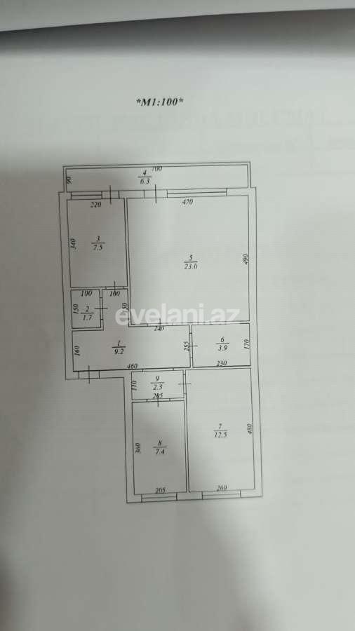 Satılır, köhnə tikili, 3 otaqlı, 80 m², Bakı, Səbail r, Badamdar q, İçəri Şəhər m.