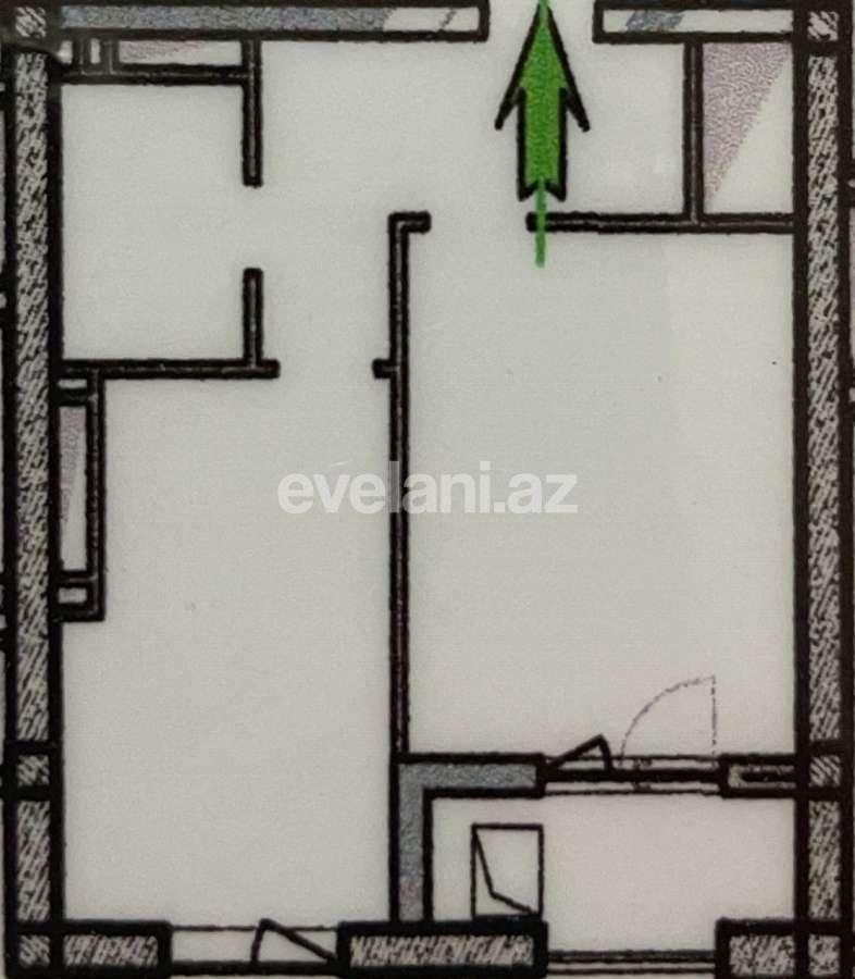 Satılır, yeni tikili, 1 otaqlı, 54.79 m², Bakı, Xətai r, Həzi Aslanov q, Həzi Aslanov m.