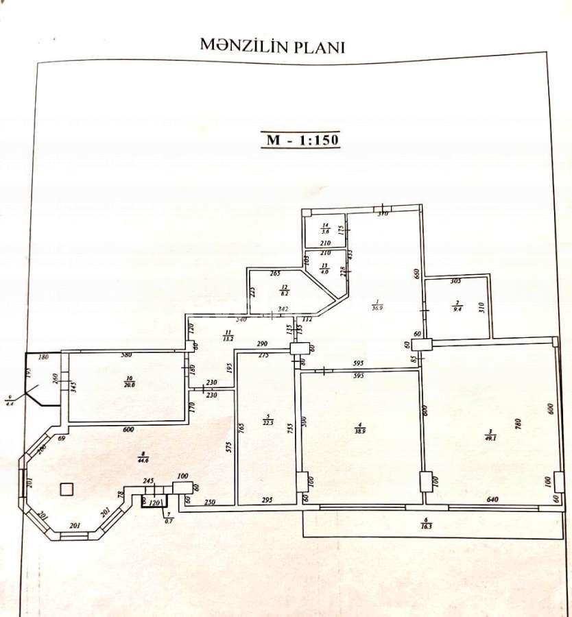 Satılır, yeni tikili, 5 otaqlı, 300 m², Bakı, Səbail r, İçəri Şəhər m.