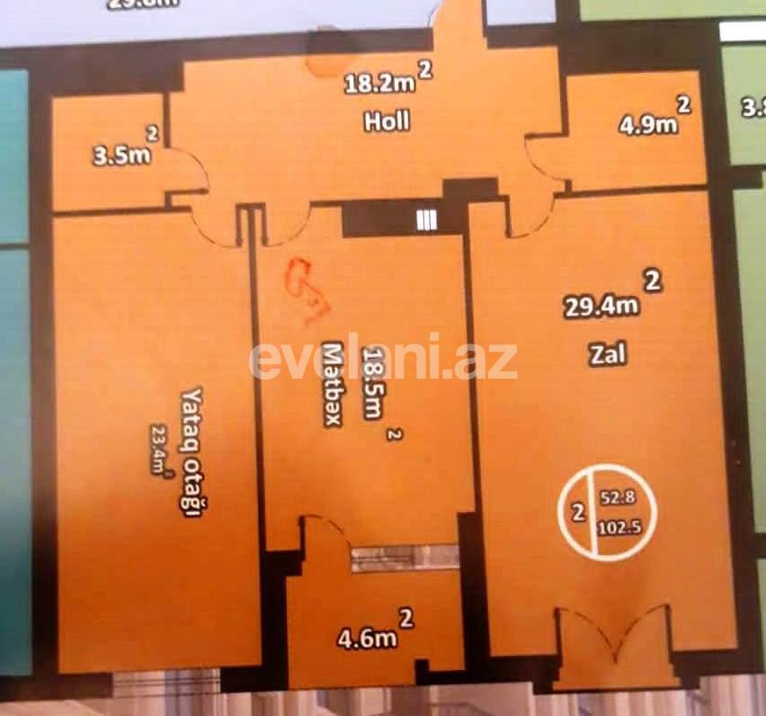 Satılır, yeni tikili, 2 otaqlı, 102.5 m², Bakı, Nərimanov r.