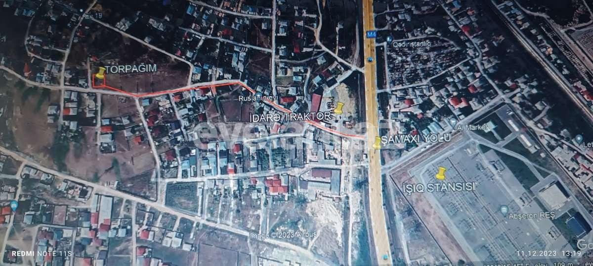 Satılır, torpaq, 6 sot, Bakı, Abşeron r, Hökməli q.