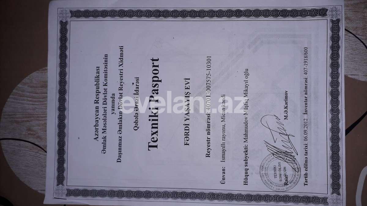 Satılır, həyət evi / bağ, 8 otaqlı, 260 m², İsmayıllı