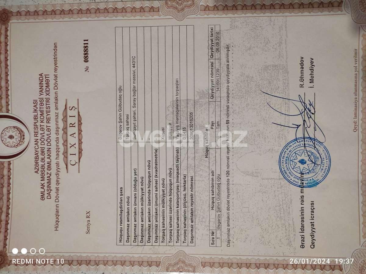 Satılır, həyət evi / bağ, 4 otaqlı, 75 m², Bakı, Abşeron r, Saray q.