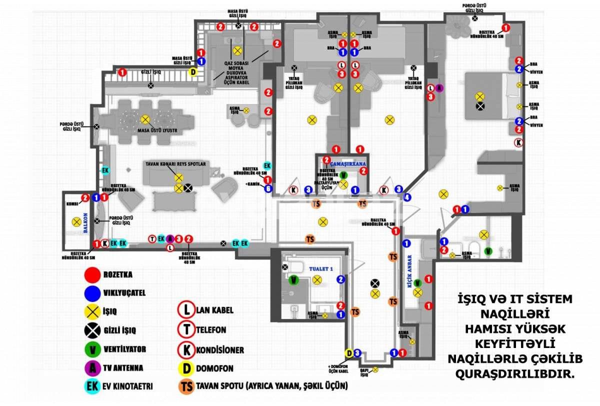 Продаётся, новостройка, 4-комнаты, 122 m², Баку, Наримановский r, 28 мая m.